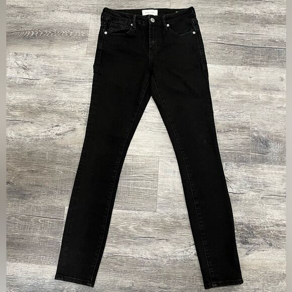 GISELE HIGH RISE SKINNY JEANS BLACK ARROW 26 - Picture 8 of 13